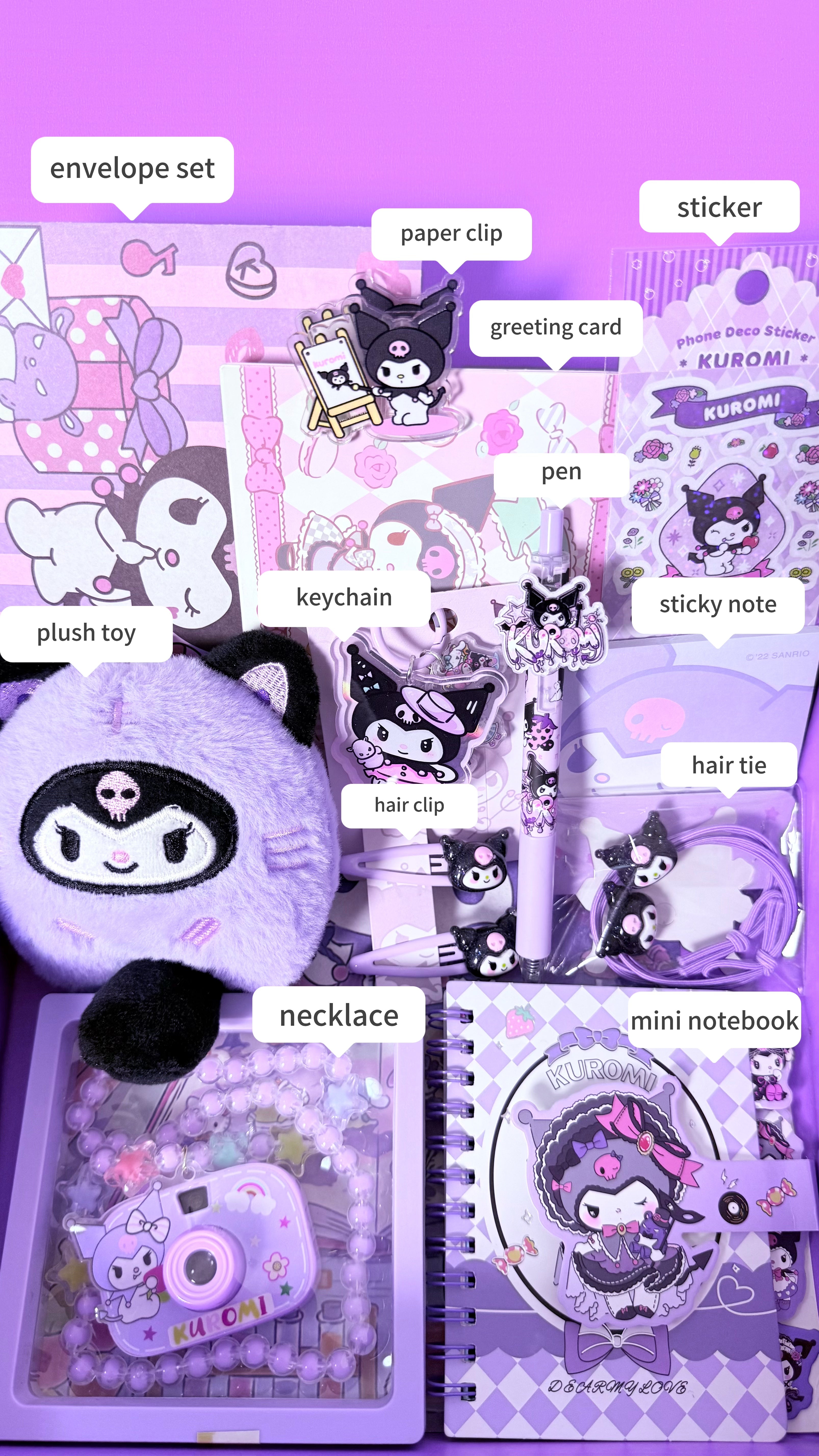Kuromi Stationery Gift Box