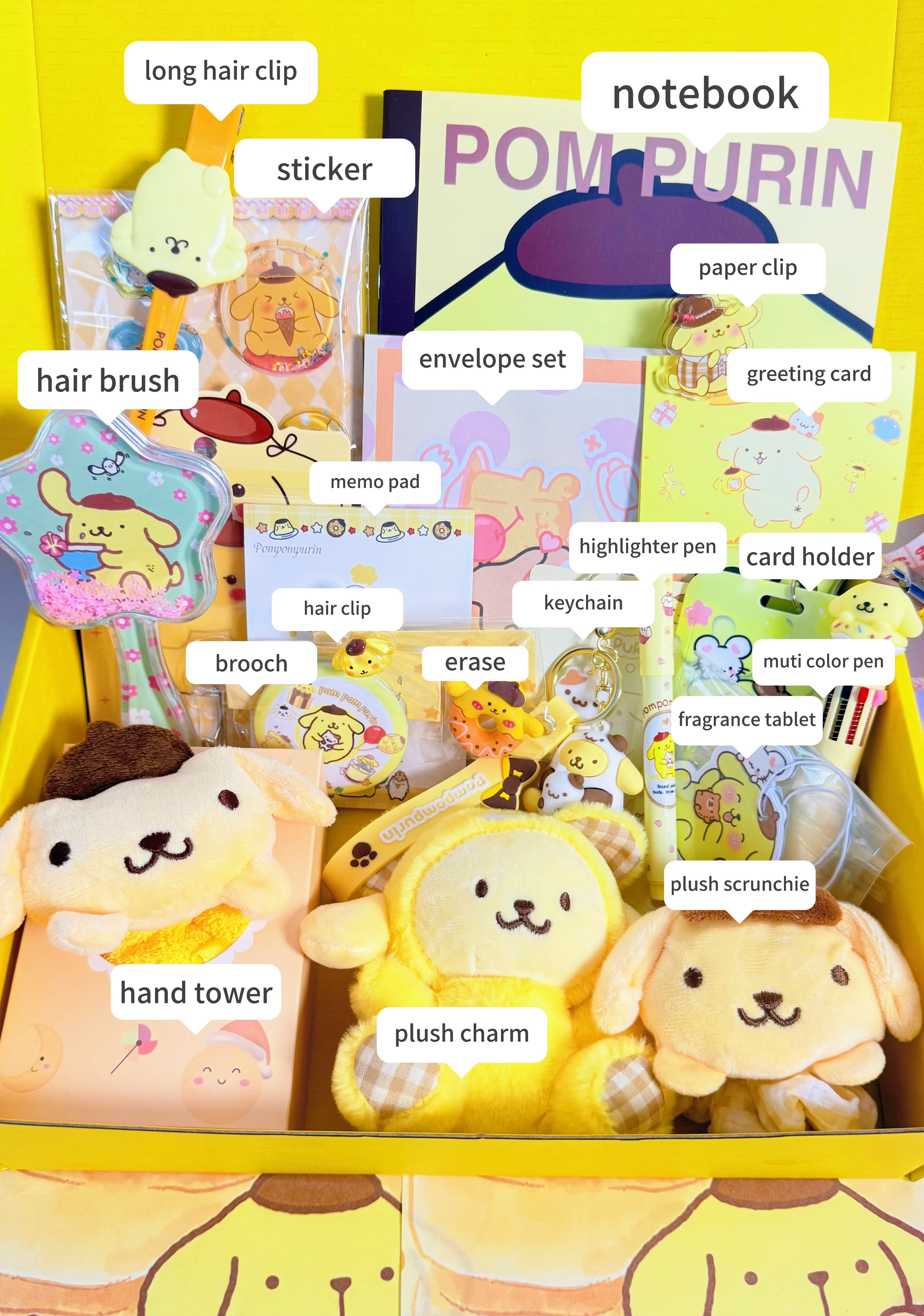 Pom Pom Purin Stationery Gift Box