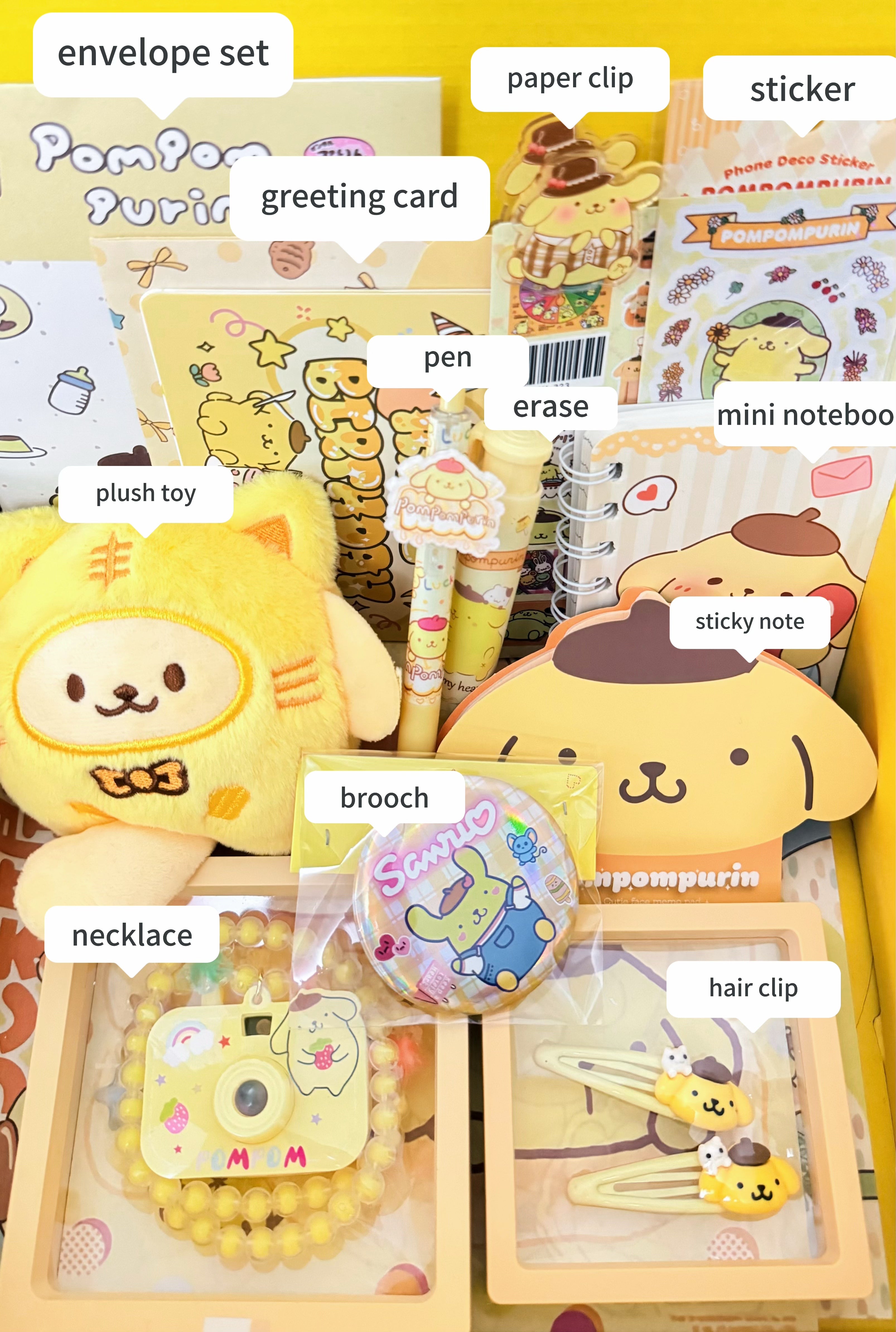 Pom Pom Purin Stationery Gift Box